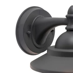 QAZQA Gartenbeleuchtung|Außenwandleuchten*Romantische Außenwandleuchte dunkelgrau - Oxford