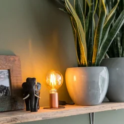 QAZQA Küchenlampen|Tischlampen*Romantische Tischlampe Kupfer - Facil