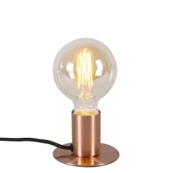 QAZQA Küchenlampen|Tischlampen*Romantische Tischlampe Kupfer - Facil