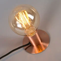 QAZQA Küchenlampen|Tischlampen*Romantische Tischlampe Kupfer - Facil