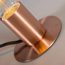 QAZQA Küchenlampen|Tischlampen*Romantische Tischlampe Kupfer - Facil