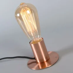 QAZQA Küchenlampen|Tischlampen*Romantische Tischlampe Kupfer - Facil