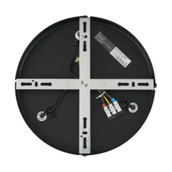 QAZQA Deckenstrahler|Aufbaustrahler*Runder Deckenstrahler Dunkelbronze Rund 3-flammig Verstellbar - Veerle