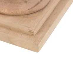 QAZQA Leuchten Ohne Schirm|Tischlampen*Rural Tischlampe Holz ohne Schatten - Klette