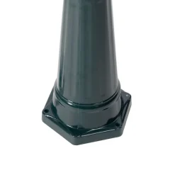 QAZQA Gartenbeleuchtung|Laternen Außen*Rustikale Außenlaterne dunkelgrün 3-Licht IP44 - New Orleans