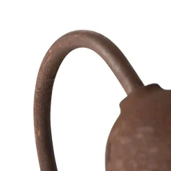 QAZQA Küchenlampen|Tischlampen*Rustikale Tischleuchte Rostbraun mit Holzfuß - Rax