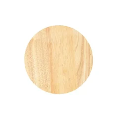 QAZQA Schlafzimmerlampen|Küchenlampen*Rustikale Wandleuchte Holz Rund Neigbar - Pulley