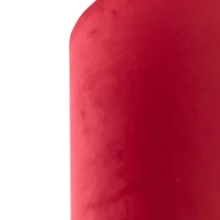 QAZQA Lampenschirme*Samt Lampenschirm Rot 50/50/25 mit goldener Innenseite