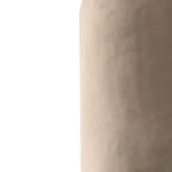 QAZQA Lampenschirme*Samt Lampenschirm Taupe 50/50/25 mit goldener Innenseite