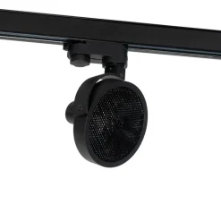 QAZQA Schlafzimmerlampen|Küchenlampen*Schienenspot Schwarz für 3-Phasen Schiene GU10 111mm - 3-Phasen Master Honey