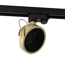 QAZQA Deckenstrahler|Aufbaustrahler*Schienenstrahler Gold für 3-Phasenschiene GU10 111mm - 3-Phasen Master Honey