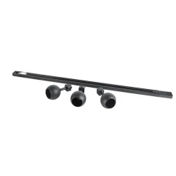 QAZQA Deckenstrahler|Aufbaustrahler*Schienensystem Gissi 3 schwarz