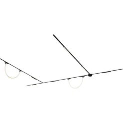 QAZQA Led-Strahler|Deckenstrahler*Schienensystem mit 6 Deckenleuchten und 2 Pendelleuchten Schwarz 1-phasig - Magnetic Marra Tautau