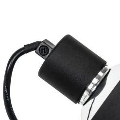 QAZQA Deckenstrahler|Aufbaustrahler*Schienensystem mit 3 Punkten schwarz 1-phasig - Go