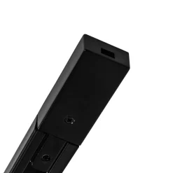 QAZQA Deckenstrahler|Aufbaustrahler*Schienensystem mit 3 Punkten schwarz 1-phasig - Go