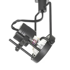 QAZQA Deckenstrahler|Aufbaustrahler*Schienensystem mit 3 Spots 1-phasig schwarz - Sulux