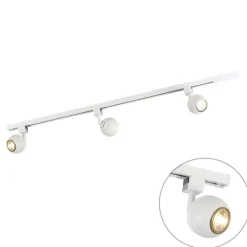 QAZQA Küchenlampen|Deckenstrahler*Schienensystme Gissi 3 weiß
