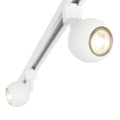 QAZQA Küchenlampen|Deckenstrahler*Schienensystme Gissi 3 weiß