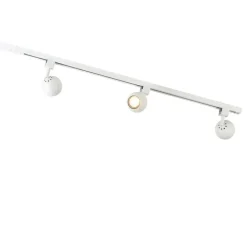 QAZQA Küchenlampen|Deckenstrahler*Schienensystme Gissi 3 weiß