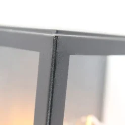 QAZQA Gartenbeleuchtung|Außenleuchten Mit Sensor*Schwarze Außenwandleuchte mit Dämmerungssensor - Rotterdam