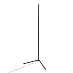 QAZQA Schlafzimmerlampen|Küchenlampen*Schwarze Stehleuchte inkl. LED mit RGB und Fernbedienung - Carla