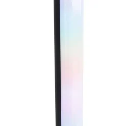 Trio Leuchten Led-Tischleuchten|Tischlampen*Schwarze Tischleuchte inkl. LED mit Fernbedienung und RGB - Arnold