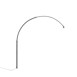 QAZQA Leuchten Ohne Schirm|Bogenlampen*Schwarzer Bogen ohne Fuß für XXL-Bogenlampe