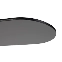 QAZQA Deckenventilator Mit Licht|Wohnzimmerlampen*Schwarzer Deckenventilator mit Fernbedienung – Fanattic