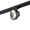 QAZQA Led-Strahler|Deckenstrahler*Schwarzer Schienenstrahler für 3-Phasen-Schiene GU10 111cm - 3-Phasen-Experte