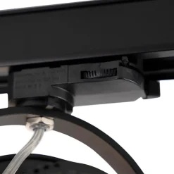 QAZQA Led-Strahler|Deckenstrahler*Schwarzer Schienenstrahler für 3-Phasen-Schiene GU10 111cm - 3-Phasen-Experte