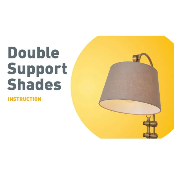 QAZQA Lampenschirme*Seidenlampenschirm Gold 45/30/44 - Granny