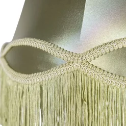 QAZQA Lampenschirme*Seidenlampenschirm grün 45/30/44 - Granny