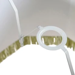 QAZQA Lampenschirme*Seidenlampenschirm grün 45/30/44 - Granny