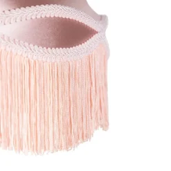 QAZQA Lampenschirme*Seidenlampenschirm Rosa 45/30/44 - Granny