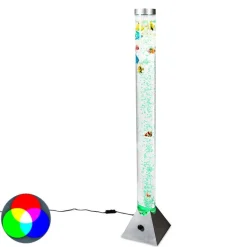 Just Light Led-Stehlampen|Stehlampen*Seifenblasenschlauch 9,5 Liter grau inkl. LED - Sealife