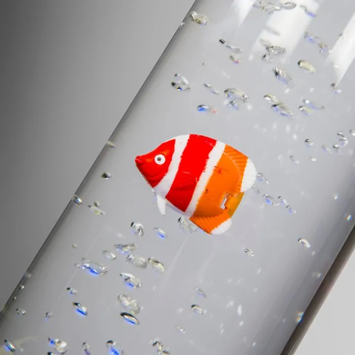 Just Light Led-Stehlampen|Stehlampen*Seifenblasenschlauch 9,5 Liter grau inkl. LED - Sealife