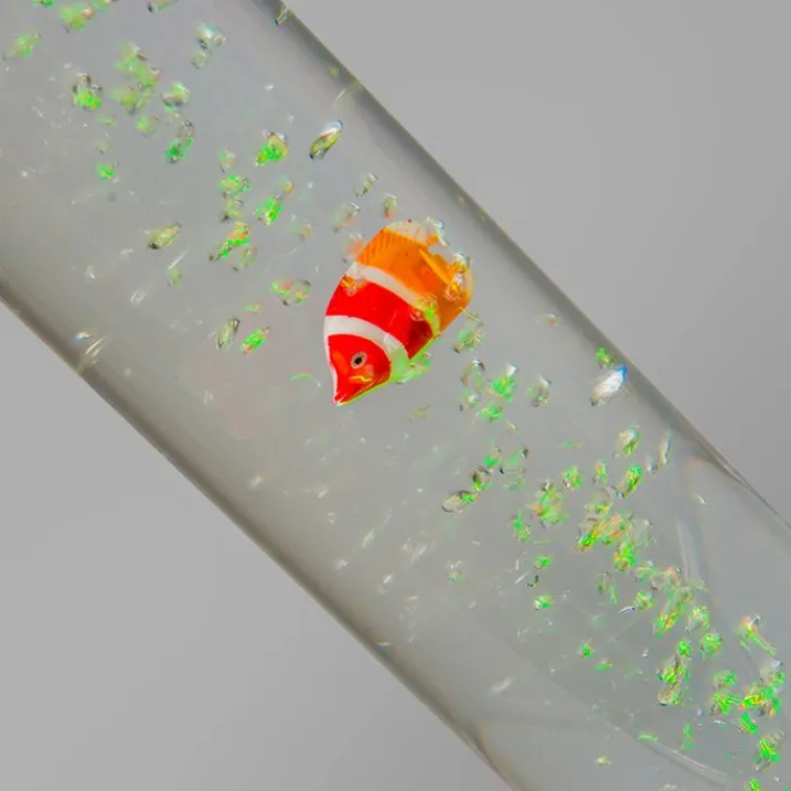 Just Light Led-Stehlampen|Stehlampen*Seifenblasenschlauch 9,5 Liter grau inkl. LED - Sealife