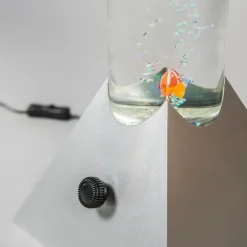 Just Light Led-Stehlampen|Stehlampen*Seifenblasenschlauch 9,5 Liter grau inkl. LED - Sealife