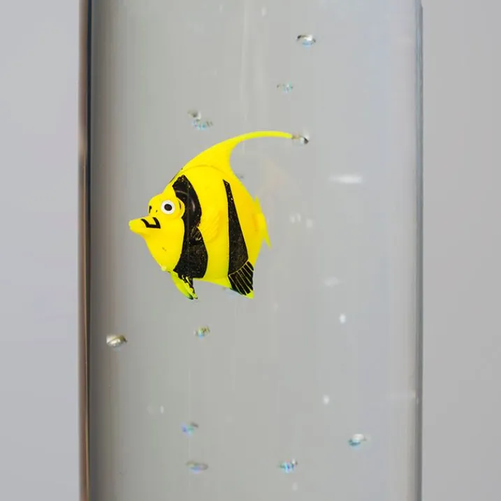 Just Light Led-Stehlampen|Stehlampen*Seifenblasenschlauch 9,5 Liter grau inkl. LED - Sealife