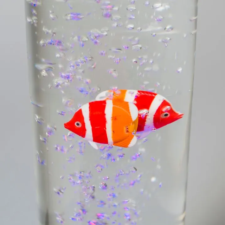 Just Light Led-Stehlampen|Stehlampen*Seifenblasenschlauch 9,5 Liter grau inkl. LED - Sealife