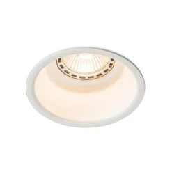 QAZQA Einbaustrahler|Wohnzimmerlampen*Set aus 3 Einbaustrahlern weiß rund - Dept