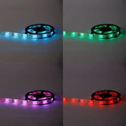 Calex Smarte Glühbirnen|Smarte Glühbirnen*Set aus 2 smarten LED-Streifen RGBW und dimmbar in Kelvin 2 m inkl. Treiber