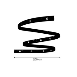 Calex Smarte Glühbirnen|Smarte Glühbirnen*Set aus 2 smarten LED-Streifen RGBW und dimmbar in Kelvin 2 m inkl. Treiber