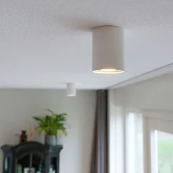 QAZQA Schlafzimmerlampen|Küchenlampen*Set aus 4 Spots weiß schwenk- und kippbar - Rondoo 1 up