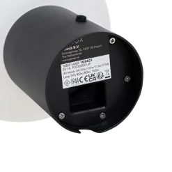 QAZQA Gartenbeleuchtung|Led-Außenleuchten*Set aus 2 wiederaufladbaren LED-Tischlampen Pilz Schwarz - Louise