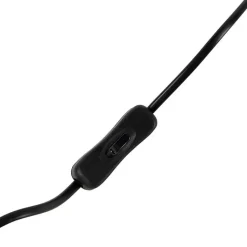 QAZQA Lampen Für Dein Homeoffice|Tischlampen*Set aus schwarzer Tischleuchte und Stehleuchte mit Schirm - Pip