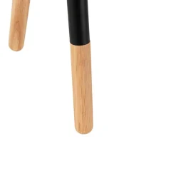 QAZQA Lampen Für Dein Homeoffice|Tischlampen*Set aus schwarzer Tischleuchte und Stehleuchte mit Schirm - Pip