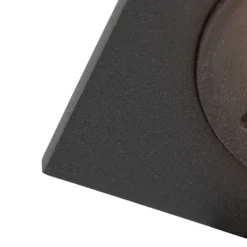 QAZQA Gartenbeleuchtung|Badezimmerlampen*Set mit 3 Bad-Downlights schwarz IP44 - Xena Square