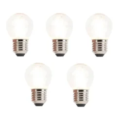 LUEDD Preisvorteil Auf Leuchtmittel|Led Lampen*Set mit 5 dimmbaren E27 LED Filament-Glühbirnen 3W 250lm 2700K