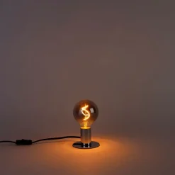 LUEDD Preisvorteil Auf Leuchtmittel|Led Lampen*Set mit 5 dimmbaren E27 LED Spiral Filament Glühbirnen G95 Rauch 3W 95lm 1800K